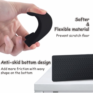 Butée de porte magnétique en caoutchouc et plastique anti-enfants avec installation facile, protection anti-pincement <span class=keywords><strong>pour</strong></span> la sécurité des bébés - Product Image 3