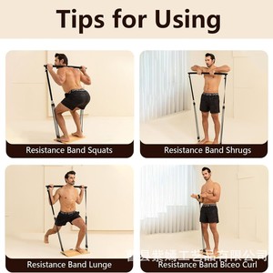 Tabla de resistencia de madera con barra recta para entrenamiento físico para adultos, material de arce - Product Image 2