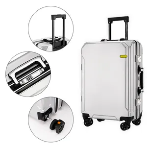 Retro PC belge özel fotoğraf televizyon sağlam bavul bagaj taşımak
