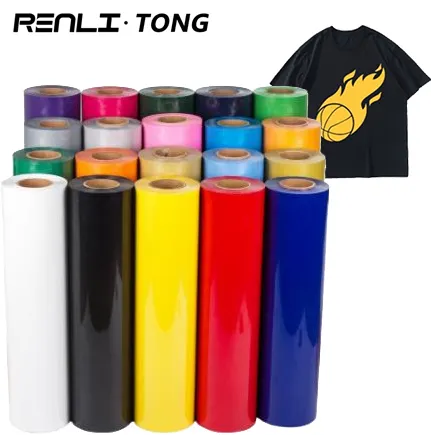 Renlitong easyweed-Película de vinilo de transferencia de calor para camisetas, rollos a granel, flexible, HTV