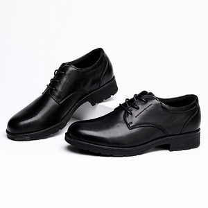 Chaussures de travail pour hommes, de sécurité pour agents, isolées 6KV, en cuir de vachette grainé pour extérieur, personnalisables en usine - Product Image 5
