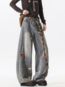 Jeans pour hommes coupe skinny en <span class=keywords><strong>denim</strong></span> avec détail bordure apparente, vente en gros - Product Image 3
