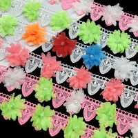 Nouvelle couleur de dentelle française en tulle, broderie de perles, dentelle soluble dans l'eau, dentelle de chiffon perlée, accessoires pour costumes chinois, sacs