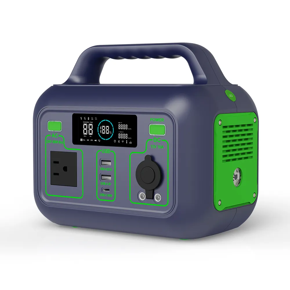 Offre Spéciale Produits Panneau solaire de camping en plein air Centrale portative de batterie du lithium LiFePO4 de 300W