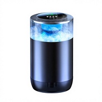 Diffuseur d'aromathérapie automobile Misty Metal avec démarrage/arrêt automatique, parfum longue durée et élimination des odeurs pour porte-gobelet