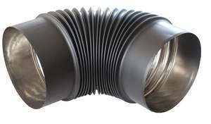 Accessoires pour <span class=keywords><strong>cheminée</strong></span> en acier au carbone noir, <span class=keywords><strong>cheminée</strong></span> à <span class=keywords><strong>gaz</strong></span>, coude à 90 degrés, kits de ventilation, coudes d'échappement, montage mural pour villa - Product Image 4