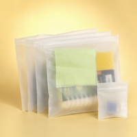 Pochettes promotionnelles personnalisées en PVC transparent avec fermeture éclair et soufflet latéral, impression intégrale, pour trousse de toilette, de voyage et de rangement dentaire