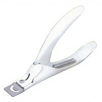Coupe-ongles professionnels en acier inoxydable de style français en U pour extension d'ongles, façonneur de bords pour faux ongles en acrylique