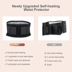 トルマリン自己発熱磁気療法腰椎サポートベルト腹部バンドウエストサポートベルト - Product Image 6