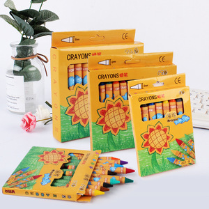 Thân Thiện Với Môi OEM Bán Buôn Có Thể Giặt Hộp Màu Set 6 Màu Mini <span class=keywords><strong>Crayon</strong></span> Set Trẻ Em Vẽ Bán Buôn Colour Số Lượng Lớn Bút Chì Màu - Product Image 3
