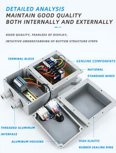 Ventas calientes 10-40A 220/380V Exd Arrancador electromagnético a prueba de explosiones Dol Motor Starterdol Motor Arrancador a prueba de explosiones - Product Image 3