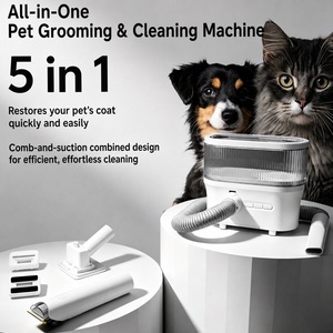 Kit de toilettage pour animaux de compagnie, tondeuse à poils pour chiens et chats, 5 en 1, multifonctionnel, faible bruit, kit de toilettage électrique pour chiens et chats à poils longs - Product Image 2
