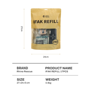犀牛救援室外防水战术生存创伤Ifak袋急救急救箱 - Product Image 2