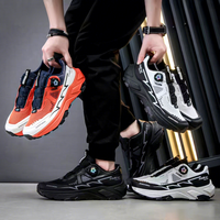 Chaussures de sport décontractées pour hommes, vente en gros, personnalisation OEM, blocage de couleur, chaussures de sport pour hommes de haute qualité, déplacement quotidien, baskets décontractées