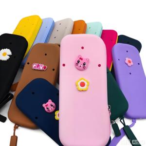 Silicone square Zipper Bag, <b>Small</b> Makeup Bag, Portable Waterproof Storage Bag, New Handbag, Wallet, Card Bag, and Coin <b>Purse</b> - Product Image 2