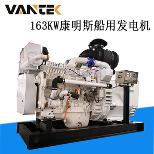 เครื่องกำเนิดไฟฟ้าดีเซล Jiangsu Wantai 163 กิโลวัตต์ 200 กิโลโวลต์แอมแปร์ 50 เฮิรตซ์ 1500 รอบต่อนาที ระบบควบคุมแรงดันไฟฟ้าอัตโนมัติ สำหรับใช้งานทางทะเล - Product Image 5