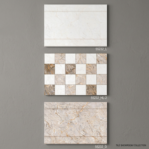 Sober Glossy Ceramic <b>Wall</b> <b>Tiles</b> 300x450mm Simple Design for Kitchen <b>Bathroom</b> Home Interiors - Product Image 3