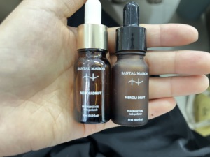 Offre Spéciale 5ml, 10ml, 15ml Logo imprimé en soie Nouveau produit bouteille en verre huile essentielle, couleur thé - Product Image 6