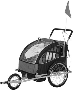 Rimorchio Pieghevole per Bicicletta per Animali Domestici, Bambini e Neonati, Resistente, con Sedile - Product Image 5