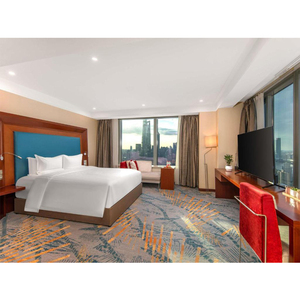 Juego de Muebles de Dormitorio de <span class=keywords><strong>Hotel</strong></span> de 4 Estrellas XINSHIYI, Diseño Profesional Personalizado de Shanghái, en Oferta, con Cama de Madera <span class=keywords><strong>y</strong></span> Sofá de Acero Inoxidable - Product Image 1