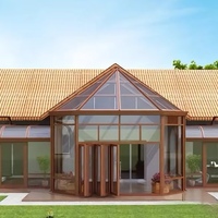 Solárium Modular Prefabricado Xuan Yu, Moderno, para las Cuatro Estaciones, Ventanas con Alta Transmitancia de Luz, Fácil Instalación, Policarbonato/Vidrio
