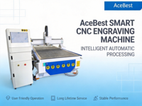 Machine de fraisage CNC AceBest 1530ATC à 3 axes 9KW ATC avec commande Syntec, servomoteur et PLC pour le travail du bois, les meubles et les portes d'armoires
