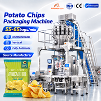 Machine d'emballage multifonctionnelle automatique verticale pour snacks et chips de pommes de terre
