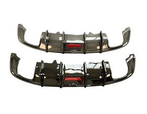 Xe A5 S5 sợi carbon kết cấu phía sau khuếch tán RS5 bóng đen phía sau bội khuếch tán Splitter môi cho Audi A5 S5 B9 2017 2018 2019 - Product Image 1