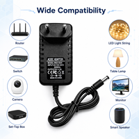 Adaptateur secteur AC/DC personnalisé 5V 2A 5,5x2,5mm avec prise EU, chargeur mural 10W pour lampe de table, éclairage sous armoire