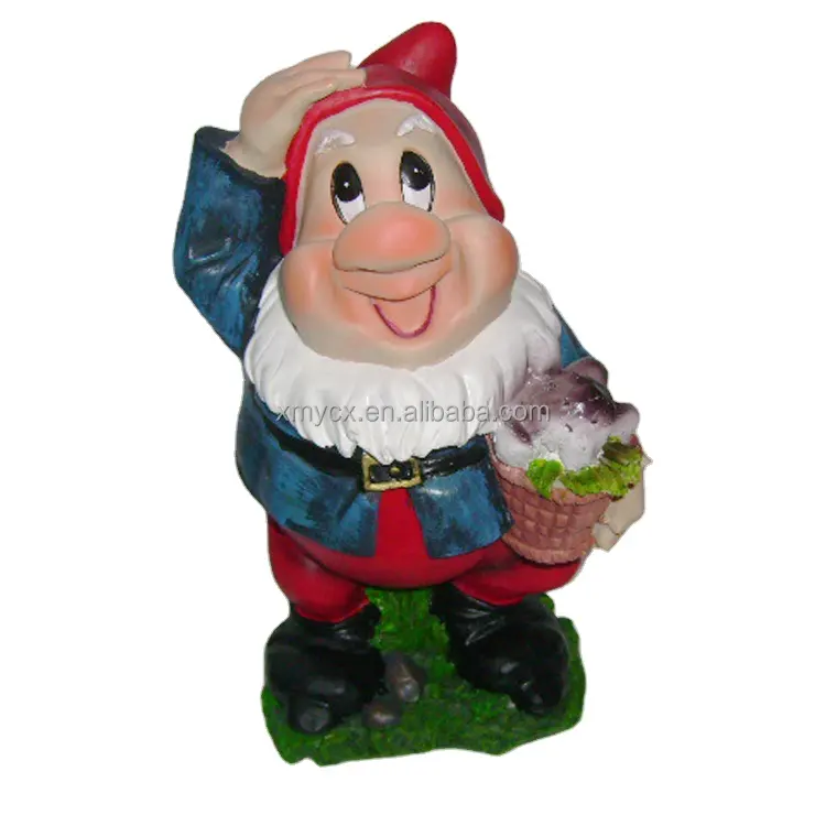 कस्टम हस्तनिर्मित राल ठोस उद्यान gnomes