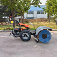 Balayeuse à neige à essence autopropulsée, nettoyeur de neige à propulsion manuelle