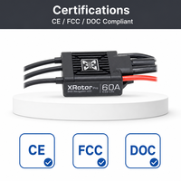Contrôleur de vitesse électronique sans balais Hobbywing XRotor 20-60A ESC Signal PWM pour photographie aérienne multirotor UAV Drone RC