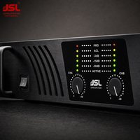 Amplificateur de puissance professionnel JSL à 2 canaux, montage en rack, amplificateur audio professionnel pour système de sonorisation, haut-parleur, DJ, concert, boîte de nuit