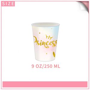 Platos de Papel Decorativos Personalizados con Diseño de Castillo de Princesa para Fiestas y Eventos - Product Image 3