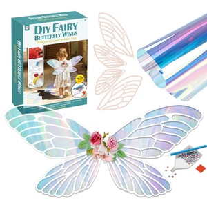 Ailes de Fée Transparentes pour Filles, Cadeau d'Anniversaire de Noël, Personnalisables pour Faire Spécialiser la Fête d'Anniversaire de Votre Enfant, Support OEM - Product Image 1