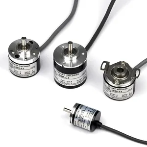 IB25G-OS NPN open collector output outer diameter 38mm solid shaft 2.5mm 60ppr 3.3V voltage supply mini rotary encoder switch
