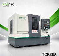 Tour CNC horizontal à banc incliné TCK36A, 2 axes, moyenne capacité, haute précision, centre de tournage, commande GSK