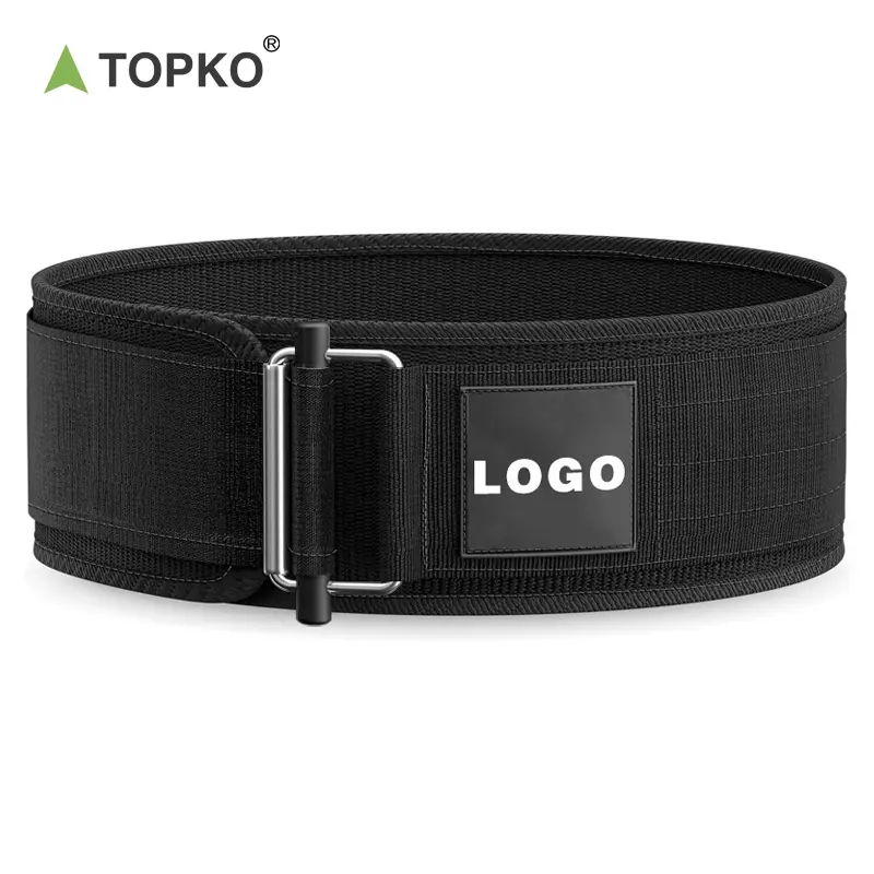 TOPKO High Quality Gym Fitness Body Building Adjustable Protector Weightlifting Waist Belt Weight Lifting Belt