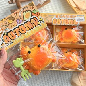 High Quality TPR Fried <b>Crab</b> Food Theme Games <b>Crab</b> Design Sensory Squeeze Ball Stress Relief Toys for Kids Boys and Girls - Product Image 5