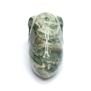 Tay Khắc Chín Rồng Ngọc Bích Hộp Sọ Tinh Thể Tự Nhiên Kéo Dài Maya Người Ngoài Hành Tinh Sọ Khắc Bức Tượng Nhỏ Halloween Trang Trí Nội Thất Quà Tặng - Product Image 6