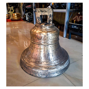 Nhà thờ nhỏ chuông điêu khắc Nhà thờ trang trí đúc đồng treo đồng thau chuông - Product Image 2