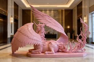 <span class=keywords><strong>Escultura</strong></span> <span class=keywords><strong>de</strong></span> Unicornio Reclinado con Alas, Estilo <span class=keywords><strong>Barroco</strong></span>, <span class=keywords><strong>de</strong></span> Resina Resistente a la Intemperie, para Instalaciones Artísticas Comerciales y Espacios Públicos - Product Image 5