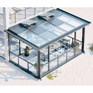 Nhà máy nhôm sunroom thiết kế hiện đại solarium kèm theo hiên nhà kính cho bốn mùa cho mùa đông Vườn Mùa Hè nhà - Product Image 1