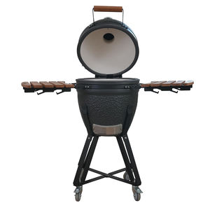 Auplex <span class=keywords><strong>Brasero</strong></span> Kamado Fumoir en céramique 18 pouces Camping Extérieur BBQ <span class=keywords><strong>Barbecue</strong></span> Grill <span class=keywords><strong>Barbecue</strong></span> - Product Image 2