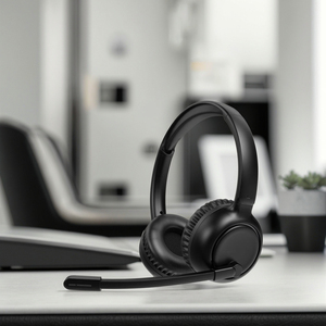 Pour <span class=keywords><strong>casque</strong></span> de vidéoconférence <span class=keywords><strong>Bluetooth</strong></span> 5.5 avec centre de Service clientèle pour <span class=keywords><strong>casque</strong></span> de Microphone de Communication en ligne Qualcomm - Product Image 2