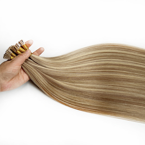 100% cheveux humains Remy I plat U Tip extensions d'entraînement à la kératine cheveux <span class=keywords><strong>de</strong></span> kératine pré-collés pour l'entraînement - Product Image 2