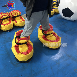 <span class=keywords><strong>2023</strong></span> popolari giochi di costruzione di squadra genitore-figlio giochi di sport PVC scarpe da calcio a bolle giganti, stivali giganti per il gioco di corse veloci - Product Image 6