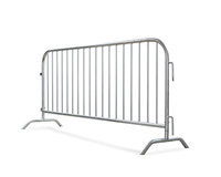 Clôture temporaire amovible portable |   Barrière de sécurité naturelle écologique, résistante à la rouille et à l'eau, avec structure en acier de 4 pieds de haut