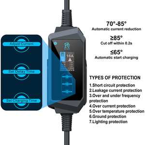 Chargeur de voiture EVSOW 22 kW <span class=keywords><strong>G2V</strong></span>, station de recharge solaire pour borne murale, chargeurs de véhicules électriques 32A, voiture électrique EV - Product Image 2
