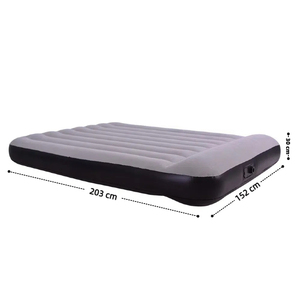 Colchón Inflable Avenli con Almohada Integrada, Bomba Eléctrica, PVC Flocado, Plegable, Diseño Moderno para Dormitorio o Uso en el Parque - Product Image 3